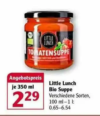 Globus Little Lunch Bio Suppe Angebot