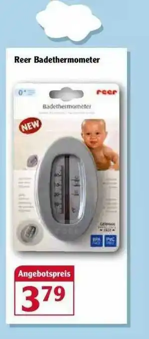 Globus Reer Badethermometer Angebot