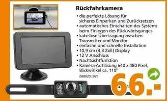 Globus Baumarkt Rückfahrkamera Angebot