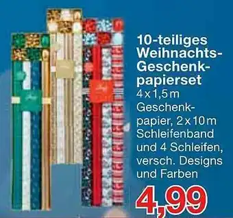 Jawoll 10 Teilite Weihnachts Geschenk Papierset Angebot