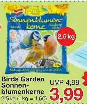 Jawoll Birds Garden Sonnen Blumenkerne Angebot