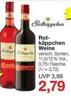 Jawoll Rot Käppchen Weine Angebot