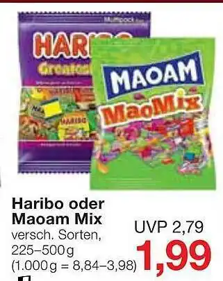 Jawoll Haribo Oder Maoam Mix Angebot