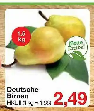 Jawoll Deutsche Birnen Angebot