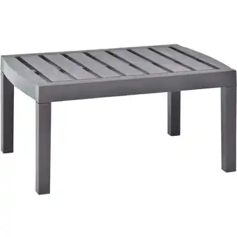 ManoMano Gartentisch,Terrassentisch,Gartenmöbel Mokka 78x55x38 cm Kunststoff VMEC908633 Maisonchic Angebot