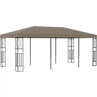 ManoMano Bonnevie - Pavillon Familienzelt 6x3 m Taupe Stoff vidaXL Angebot