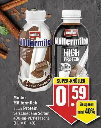 E-Center Müller Müllermilch Auch Protein Angebot