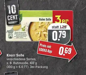 E-Center Knorr Soße Angebot