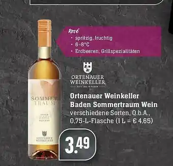 E-Center Ortenauer Weinkeller Baden Sommertraum Wein Angebot