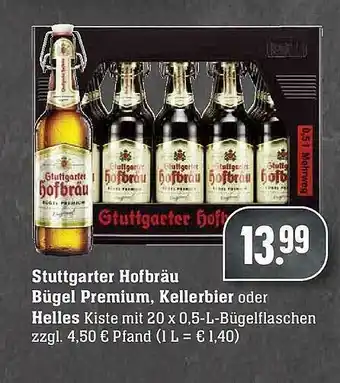 E-Center Stuttgarter Hofbräu Bügel Premium, Kellerbier Oder Helles Angebot