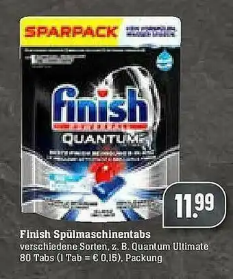 E-Center Finish Splülmaschinentabs Sparpack Angebot