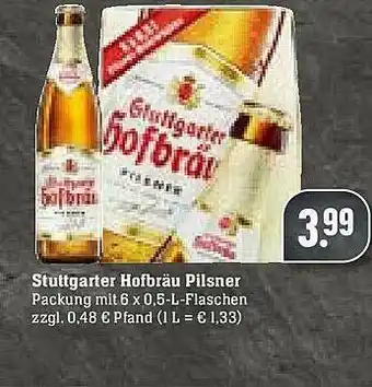 E-Center Stuttgarteer Hofbräu Pilsner Angebot