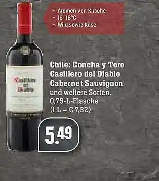 E-Center Chile: Concha Y Toro Casillero Del Diablo Cabernet Sauvignon Angebot