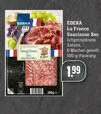 E-Center Edeka La France Saucisson Sec Angebot