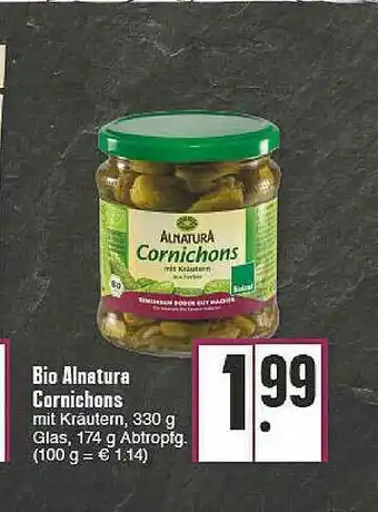 E-Center Bio Alnatura Cornichons Angebot