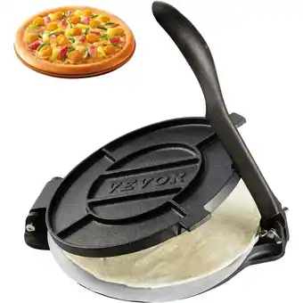 ManoMano Vevor - Tortilla-Presse, 20 cm Taco Presse, Robuste Gusseisen-Tortilladora-Presse, Vorgewürzte Tortilla Maker Tortilla Herste Angebot