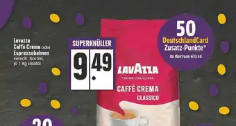 E-Center Lavazza Caffè Crema Oder Espressobohnen Angebot