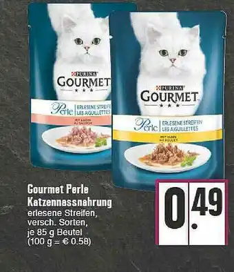 E-Center Gurmet Perle Katzennassnahrung Angebot