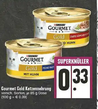 E-Center Gourmet Gold Katzennahrung Angebot