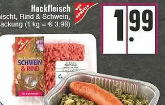 E-Center Hackfleisch Gut & Gunstig Angebot