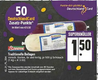 E-Center Traditionelle Beilagen Rasting Angebot