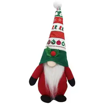 ManoMano Amirror Smart Ug - Gesichtslose Weihnachtselfe, handgefertigte Figur, Plüschpuppe, Gnome, Heimdekoration, männlich Angebot