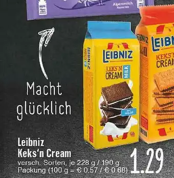 Edeka Leibniz Keks'n Cream Angebot