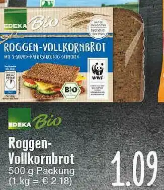 Edeka Edeka Bio Roggen-vollkornbrot Angebot