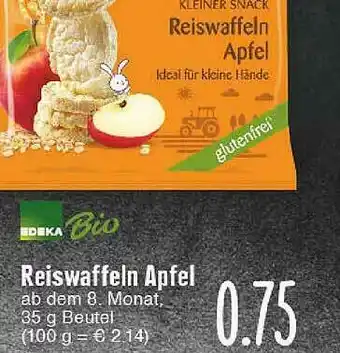 Edeka Edeka Bio Reiswaffeln Apfel Angebot