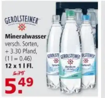 Multi Markt Gerolsteiner Mineralwasser  12x1L Angebot