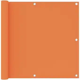 ManoMano Bonnevie - Balkon-Sichtschutz Windschutz - Sichtschutzstreifen Orange 90x300 cm Oxford-Gewebe BV550466 Angebot