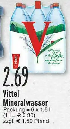 Edeka Vittel Mineralwasser Angebot