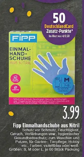 Edeka Fipp Einmalhandschuhe Aus Nitril Angebot