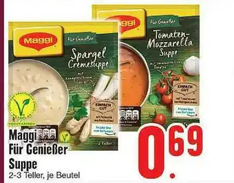 Edeka Maggi Für Genießer Suppe Angebot