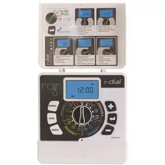 ManoMano Bewässerungsregler 24V Rain i-dial 12 Zonen Innen Exclusives Angebot Angebot