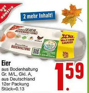 Edeka Gut & Gunstig Eier Angebot