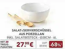 Edeka Salat- Oder Servierschüssel Aus Porzellan Angebot