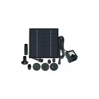 ManoMano Solargartenbrunnen Landschaftsbrunnen Solarwasserpumpe Kleiner Brunnen Angebot