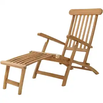 ManoMano AXI Costa Liegestuhl aus Teak Holz Deckchair Gartenliege aus Teakholz mit verstellbarer Rückenlehne - 4 Positionen Sonnenlieg Angebot