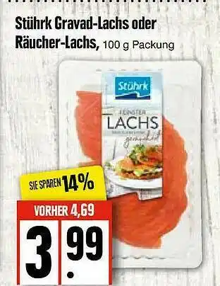 Edeka Stührk Gravad-lachs Oder Räucher-lachs Angebot