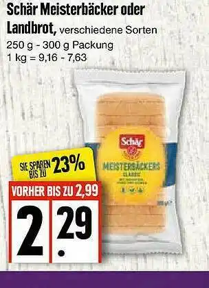 Edeka Schär Meisterbäcker Oder Landbrot Angebot