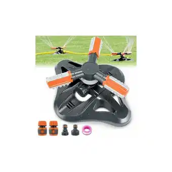 ManoMano Gartensprenger, Rasensprenger, Rasensprenger, Bewässerungssystem, 360° drehbarer Sprinkler für Rasen, Sprinkler für Hof, Rase Angebot