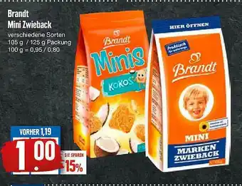 Edeka Brandt Mini Zwieback Angebot