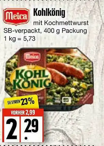 Edeka Frischemarkt Meica Kohlkönig Angebot