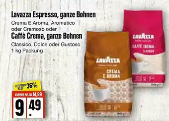 Edeka Frischemarkt Lavazza Espresso, Ganze Bohnen Oder Caffè Crema, Ganze Bohnen Angebot