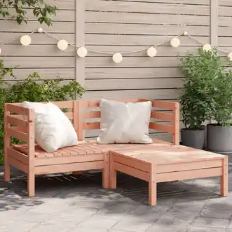 ManoMano Bonnevie - Gartensofa 2-Sitzer mit Hocker Massivholz Douglasie vidaXL14804 Angebot