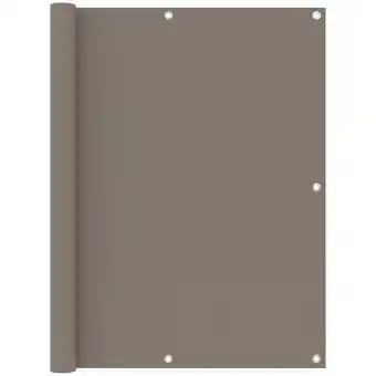 ManoMano Bonnevie - Balkon-Sichtschutz Windschutz - Sichtschutzstreifen Taupe 120x400 cm Oxford-Gewebe BV452579 Angebot