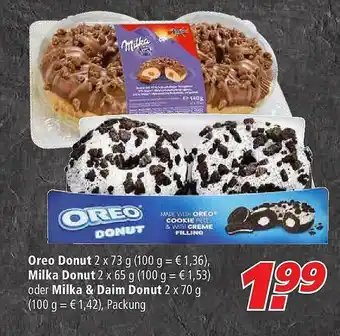 Marktkauf Oreo Donut Milka Donut Oder Milka & Daim Donut Angebot