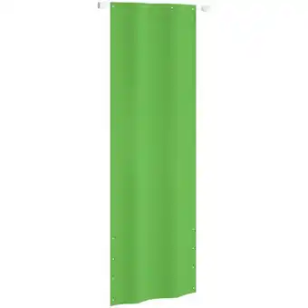 ManoMano Balkon-Sichtschutz Sonnenschutz für Garten Balkon Terrasse Hellgrün 80x240 cm Oxford-Gewebe DE98739 Angebot