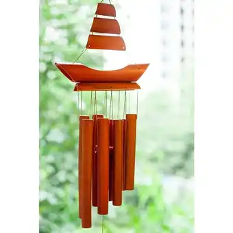 ManoMano Bambus-Windspiele für den Außenbereich, handgefertigte Gedenk-Windspiele mit großem, tiefem Ton für Patio Garden Home Decorat Angebot